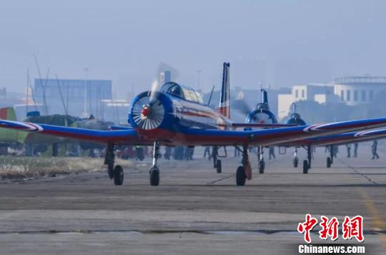 The CJ-6 aircraft. (Photo provided to China News Service)