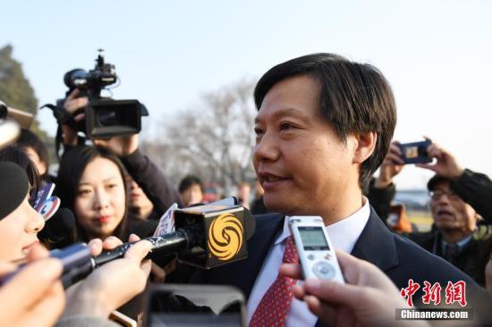 Lei Jun, deputy to the 13th National People's Congress, founder and CEO of Xiaomi.