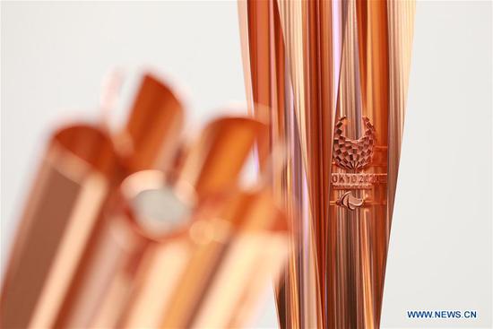 Sample of 2020 Paralympic Torch unveiled in Tokyo
