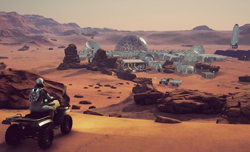 Image of the future life on Mars. (Photo/Courtesy of humanMars.net)