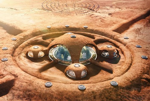 Image of the future life on Mars. (Photo/Courtesy of humanMars.net)