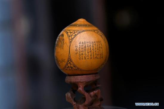 Provincial intangible cultural heritages of China's Gansu: gourd carving