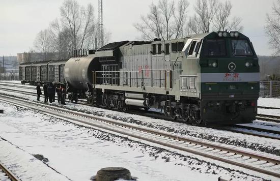 The small train. (Photo provided by Shenyang railway bureau)