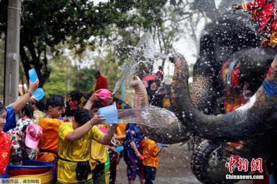 Water festival celebrated in Thailand
