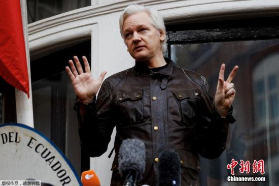 WikiLeaks founder Julian Assange. (File photo/China News Service）