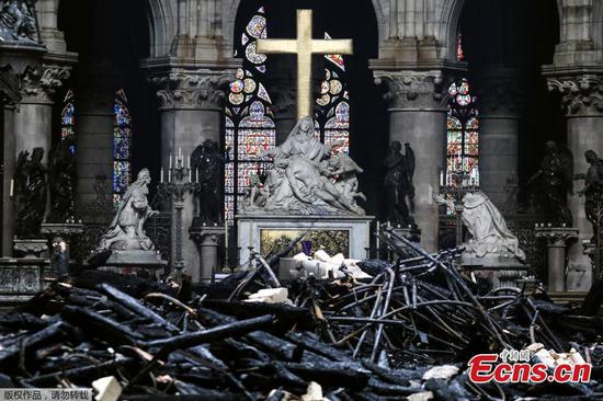 Aftermath of Notre Dame Cathedral blaze