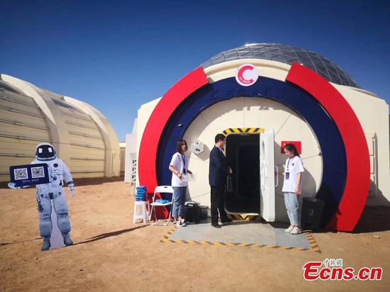 Mars base opens in desert