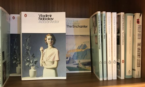English editions of works by Russian author Vladimir Nabokov (Photo: Bi Mengying/GT)