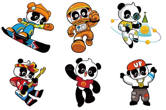 China unveils first global giant panda logo