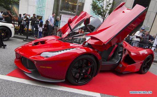 2019 Yorkville Exotic Car Show held in Toronto