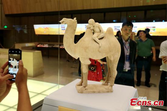 Vivid pottery camel captures Silk Road moment