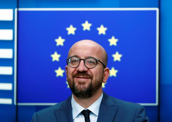 Belgium's Prime Minister Charles Michel attends a news conference after the European Union leaders summit, in Brussels, Belgium, July 2, 2019.  (Photo/Agencies)