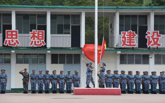 HK tertiary students graduate from PLA military camp