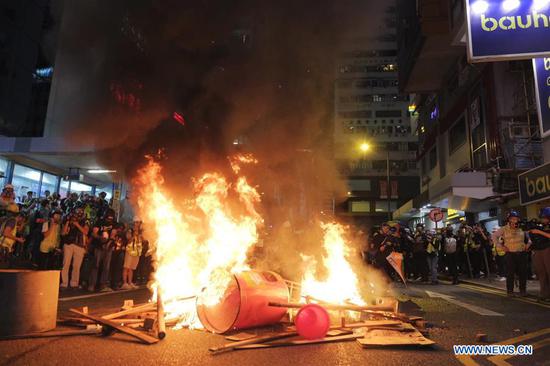 Many call for brake on blatant violence, restoring order in Hong Kong