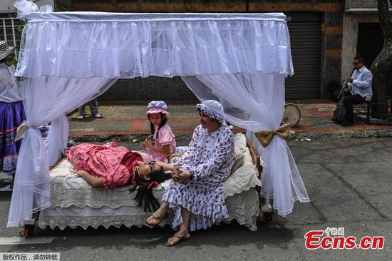 People celebrate World Day of Laziness in Colombia