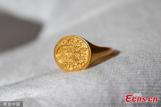 Gold ring unearthed near Loch Lomond