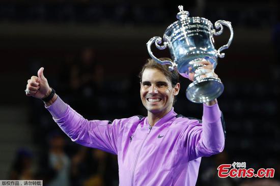Nadal edges Medvedev to win fourth U.S. Open