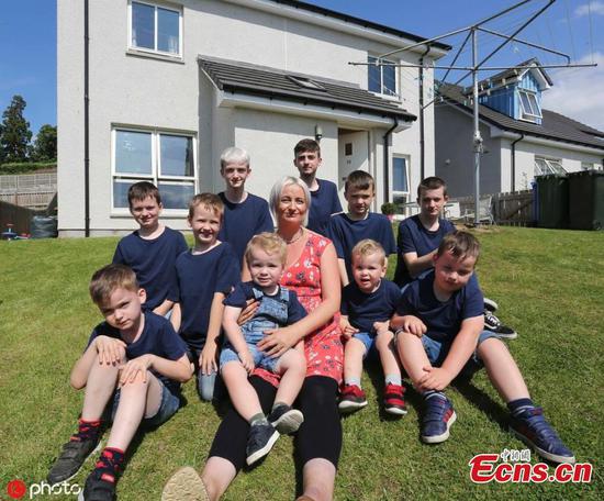 Mum of 10 sons welcomes first daughter