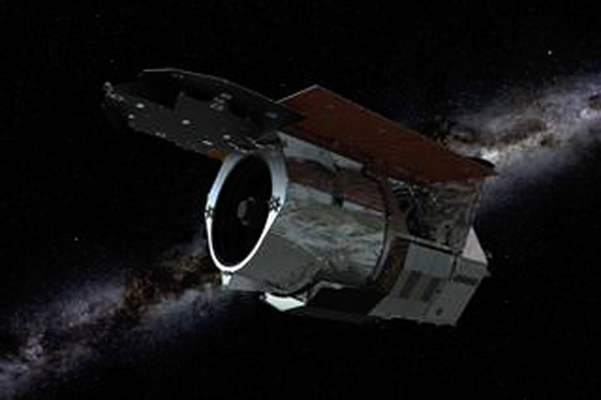 Artist’s illustration of the WFIRST spacecraft.
Credits: NASA’s Goddard Space Flight Center