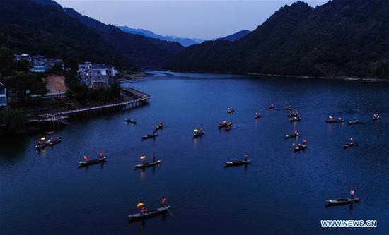 Tourism revenue of Songcun Township in China's Zhejiang reaches 13 mln yuan from January to July