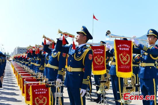 Military band prepares for National Day parade