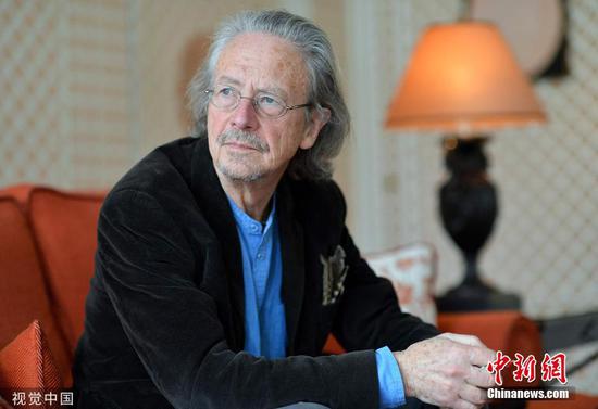 File photo of Austrian writer Peter Handke. (Photo/VCG)