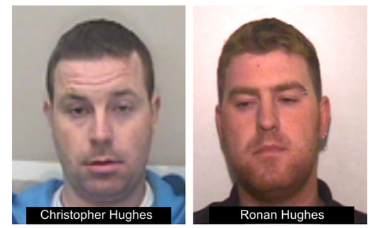 The brothers are thought to have links to both the Republic and Northern Ireland (Credit: Essex Police)