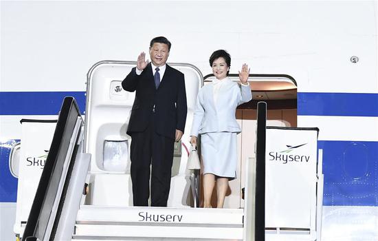 Chinese president arrives in Greece for state visit 