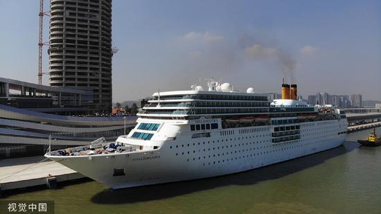 Cruise home port put into use in Guangzhou