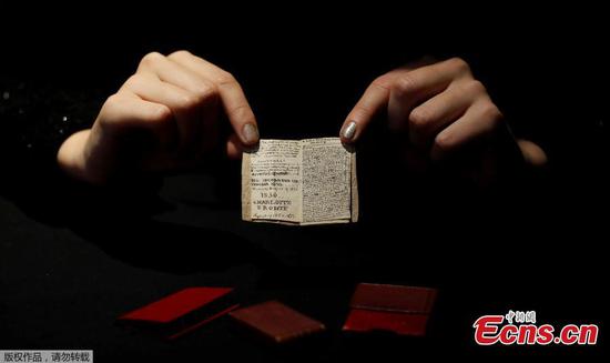 Miniature Bronte manuscript returns to author's childhood home