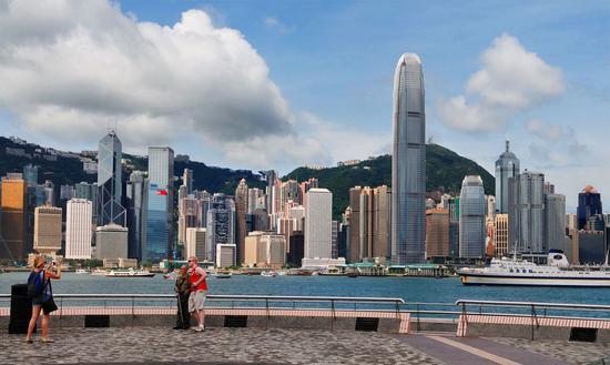 Photo shows Victoria Harbour in Hong Kong, China. (Xinhua)