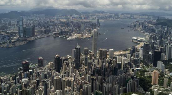 This photo shows the landmark Victoria Harbour of Hong Kong, China. (Xinhua)