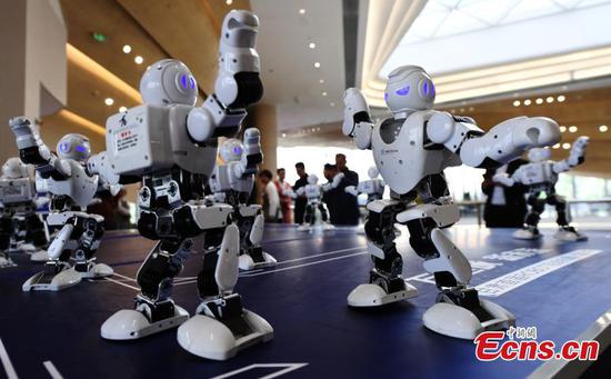 More than 100 robots on show at Gansu exhibition