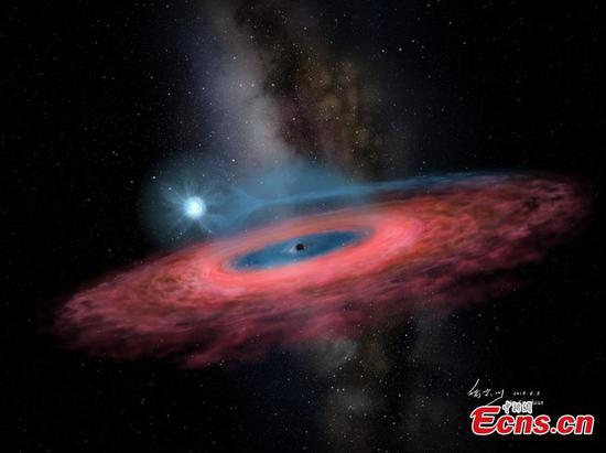 Chinese astronomers discover unexpected huge stellar black hole