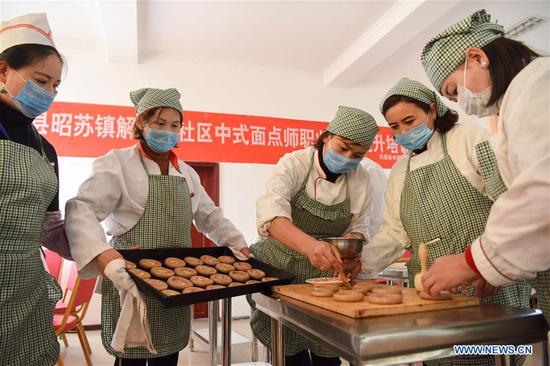 Various vocational training programs conducted to help people increase income in Xinjiang