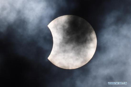 Partial solar eclipse witnessed in China