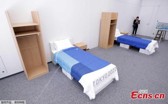 Athletes at 2020 Tokyo Olympics to sleep on cardboard beds