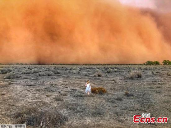 Amid raging wildfires, Australia hit by dust storms