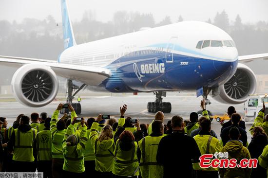 Boeing completes maiden flight of new 777X passenger jet