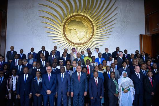 Participants attend the 36th ordinary session of the executive council of the African Union Commission which in Addis Ababa, capital of Ethiopia, Feb. 6, 2020. (Xinhua/Michael Tewelde)
