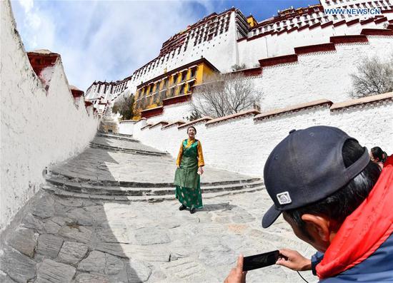 Potala Palace holds live streaming tour session