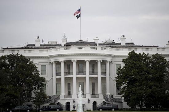 Photo taken on March 11, 2020 shows the White House in Washington D.C., the United States. (Xinhua/Liu Jie)