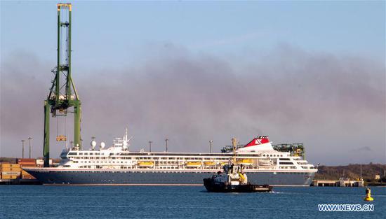 Coronavirus-hit cruise ship docks in Cuba