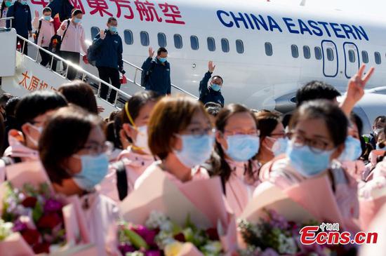 Medical assistance teams return from Hubei Province