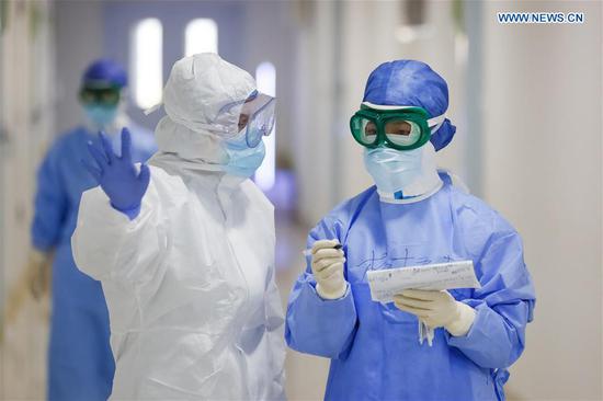 Fifth batch of medical workers from Zhejiang stick to post in Wuhan
