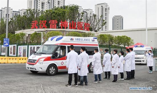Last batch of COVID-19 patients at Leishenshan Hospital transferred to other hospitals