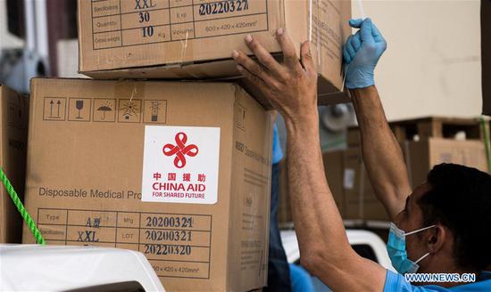 Egypt receives 2nd batch of anti-coronavirus medical aid from Chinese gov't