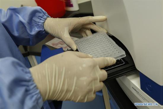 PCR lab in Beijing's hospital put into use to conduct nucleic acid testing for COVID-19