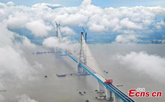 Shanghai-Suzhou-Nantong bridge to start operation on July 1