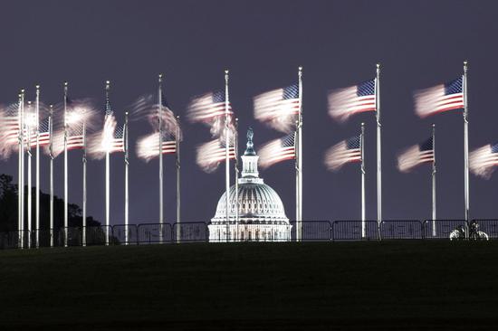 Photo taken on July 7, 2020 shows the Capitol Building in Washington, D.C., the United States. (Xinhua/Liu Jie)